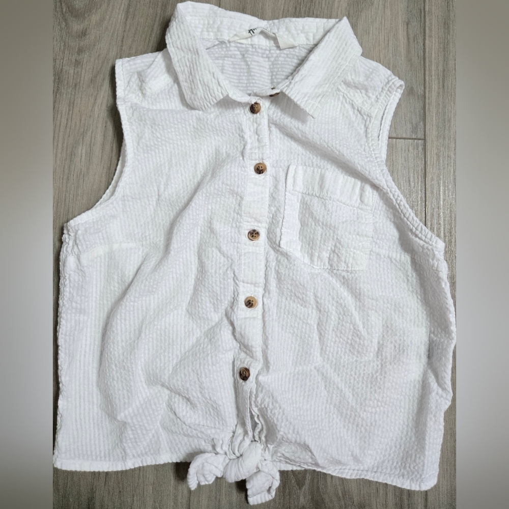 H&M Girls Button Down Blouse